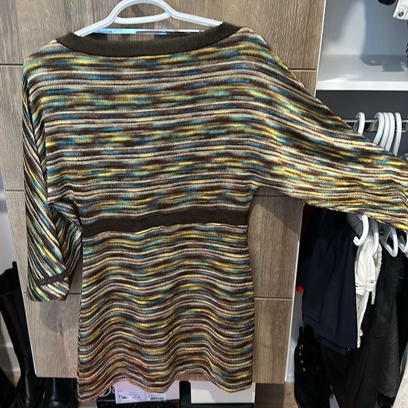 Miss sixty deep v neck mini knit dress size small - Picture 3 of 3